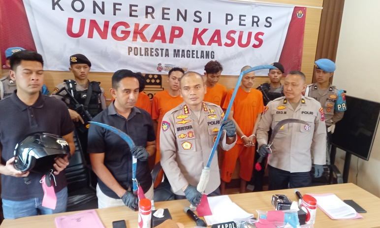 Tawuran Antar Geng 2 di Magelang, Polisi Amankan 7 Pelaku 