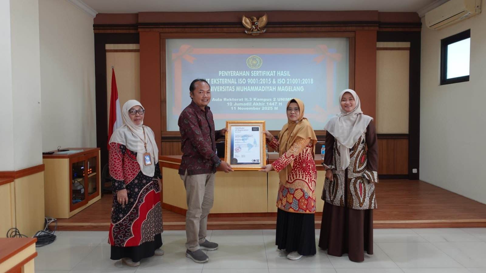 UNIMMA Kantongi Dua Sertifikasi ISO, Standar Mutu Pendidikan Dikenal Dunia