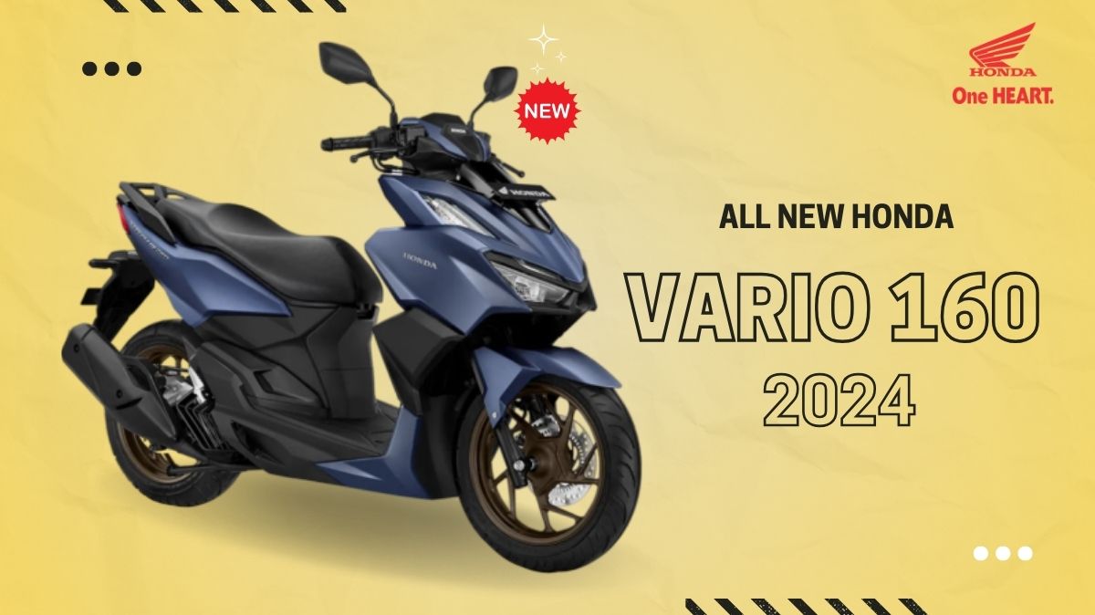 Resmi! Begini Tampang Honda Vario 160 yang Meluncur Pada Awal Tahun 2024, Harganya Bikin Tepok Jidat?