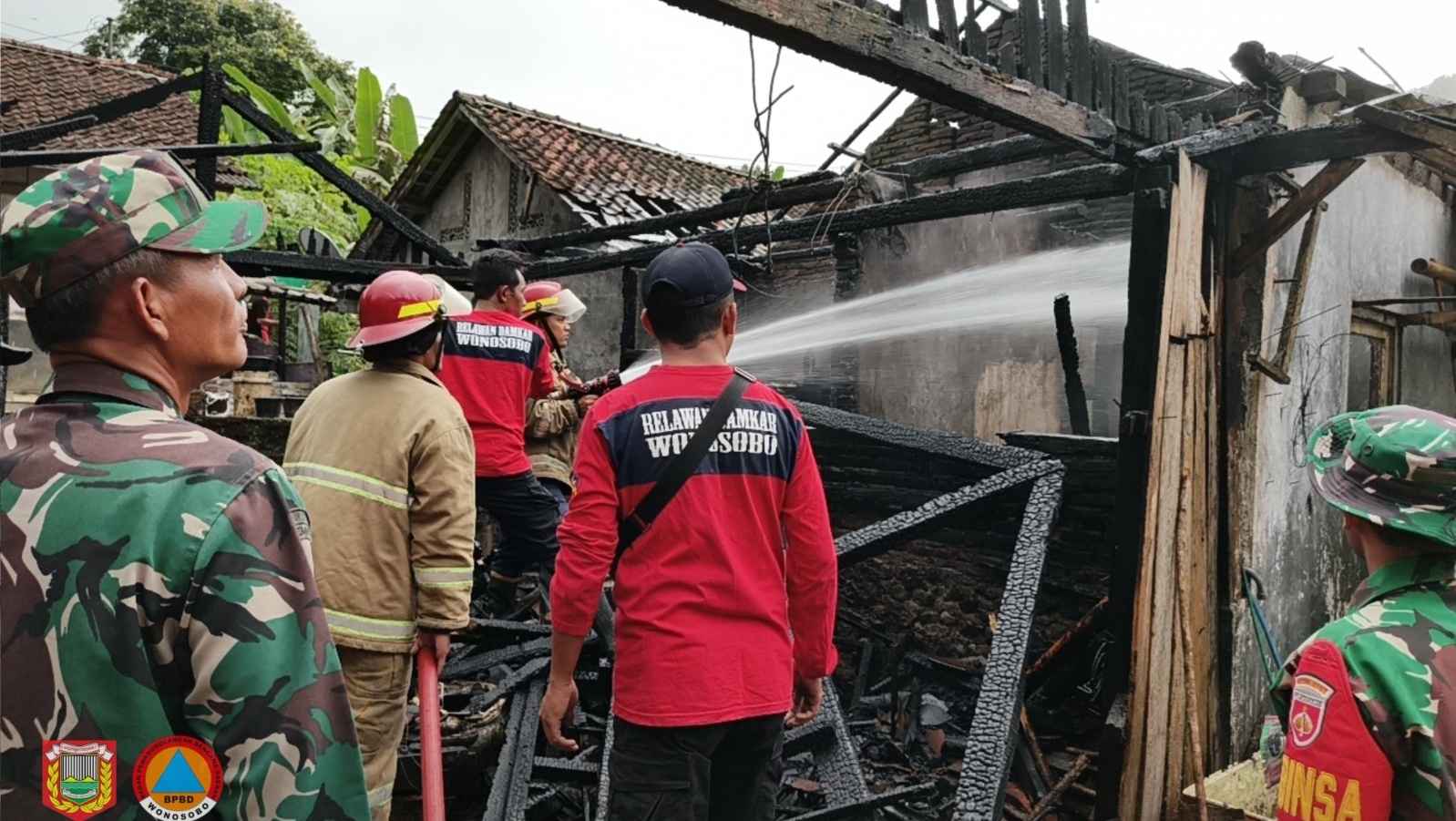 Sehari Terjadi Tiga Kebakaran di Wonosobo, Tim Damkar Kalang Kabut