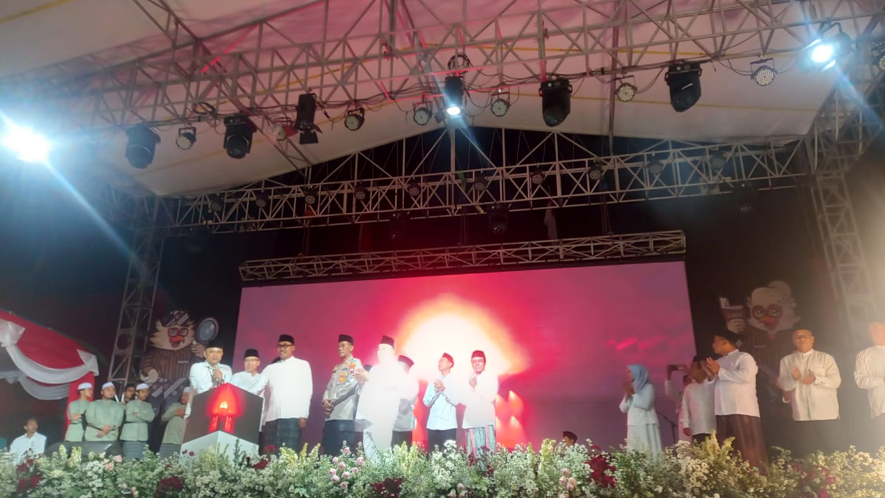 Bawaslu Kabupaten Magelang Launching Pengawasan Pemilihan Serentak Lewat Sholawat