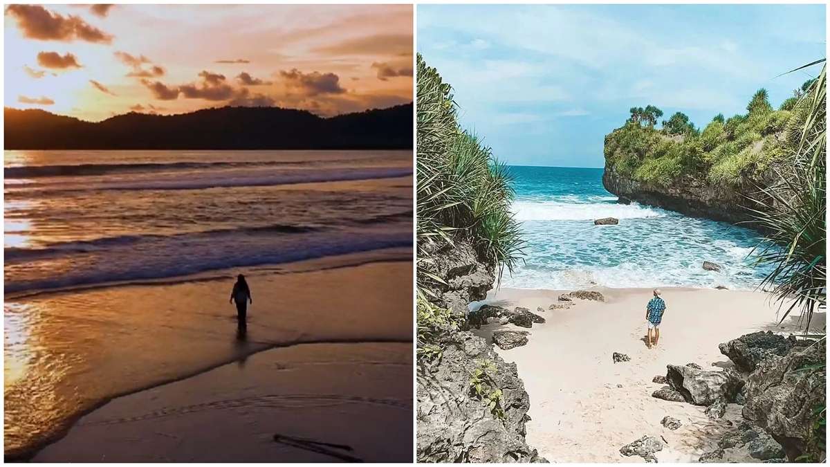 Rekomendasi wisata untuk Menikmati Senja yang Memukau Pantai Peyuyon, Hidden Gem Eksotis di Gunungkidul