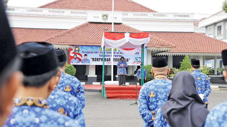 Peringati HUT ke-52, Korpri Purworejo Diminta Tingkatkan Profesionalitas