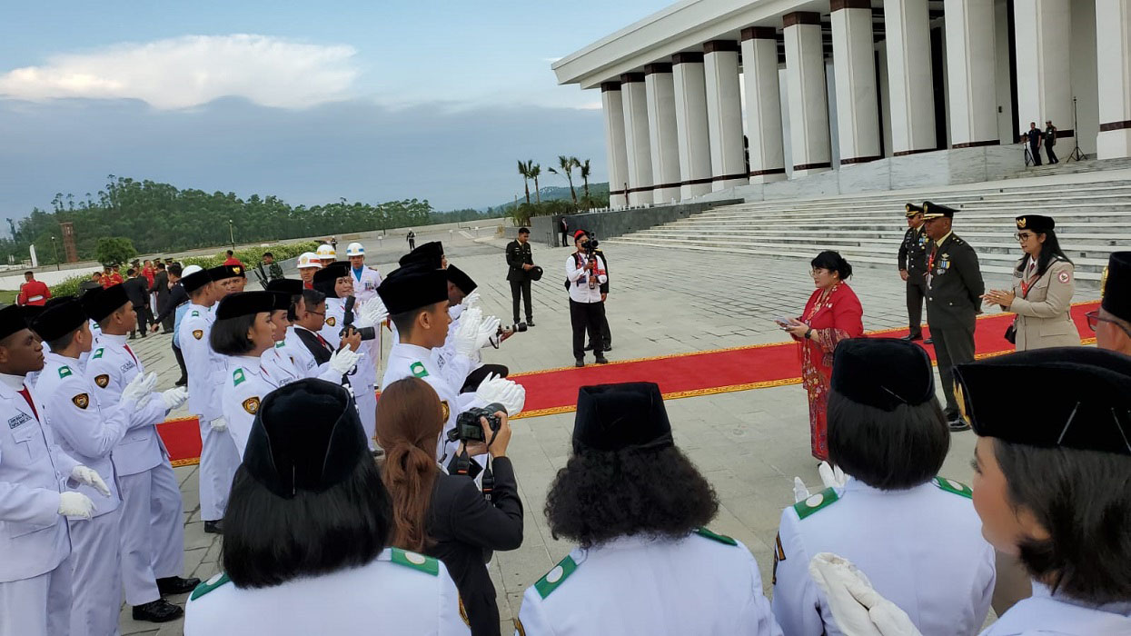 Paskibraka Tingkat Pusat Terbagi Ke Dalam Tim Nusantara Baru Dan Tim Indonesia Maju