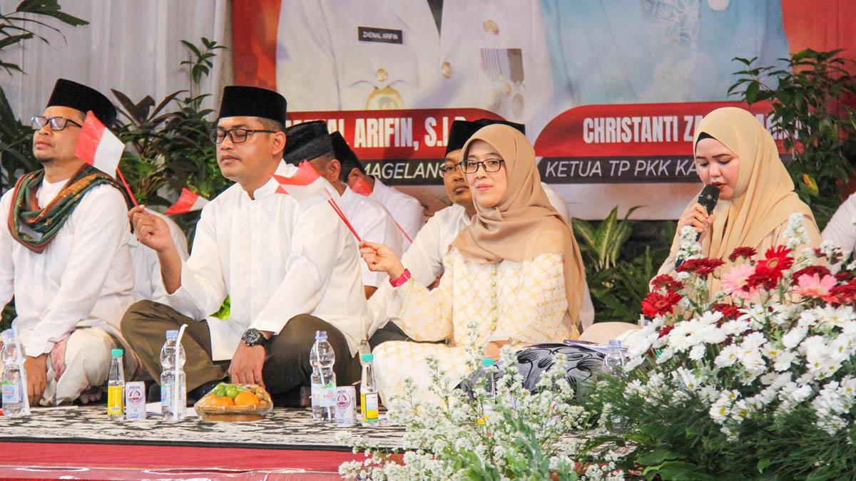 Alunan Sholawat PKK Berkumandang di Kabupaten Magelang