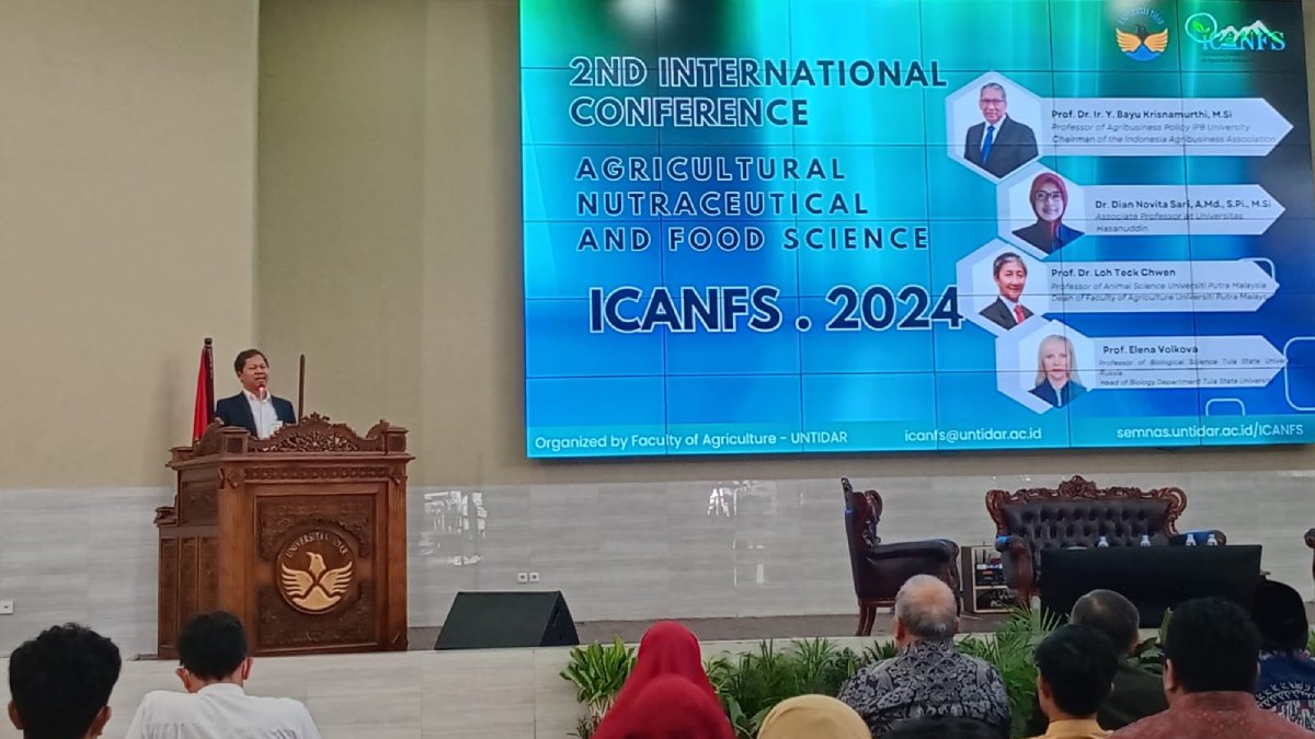 Fakultas Pertanian Untidar Gelar Seminar Internasional ICANFS 2024