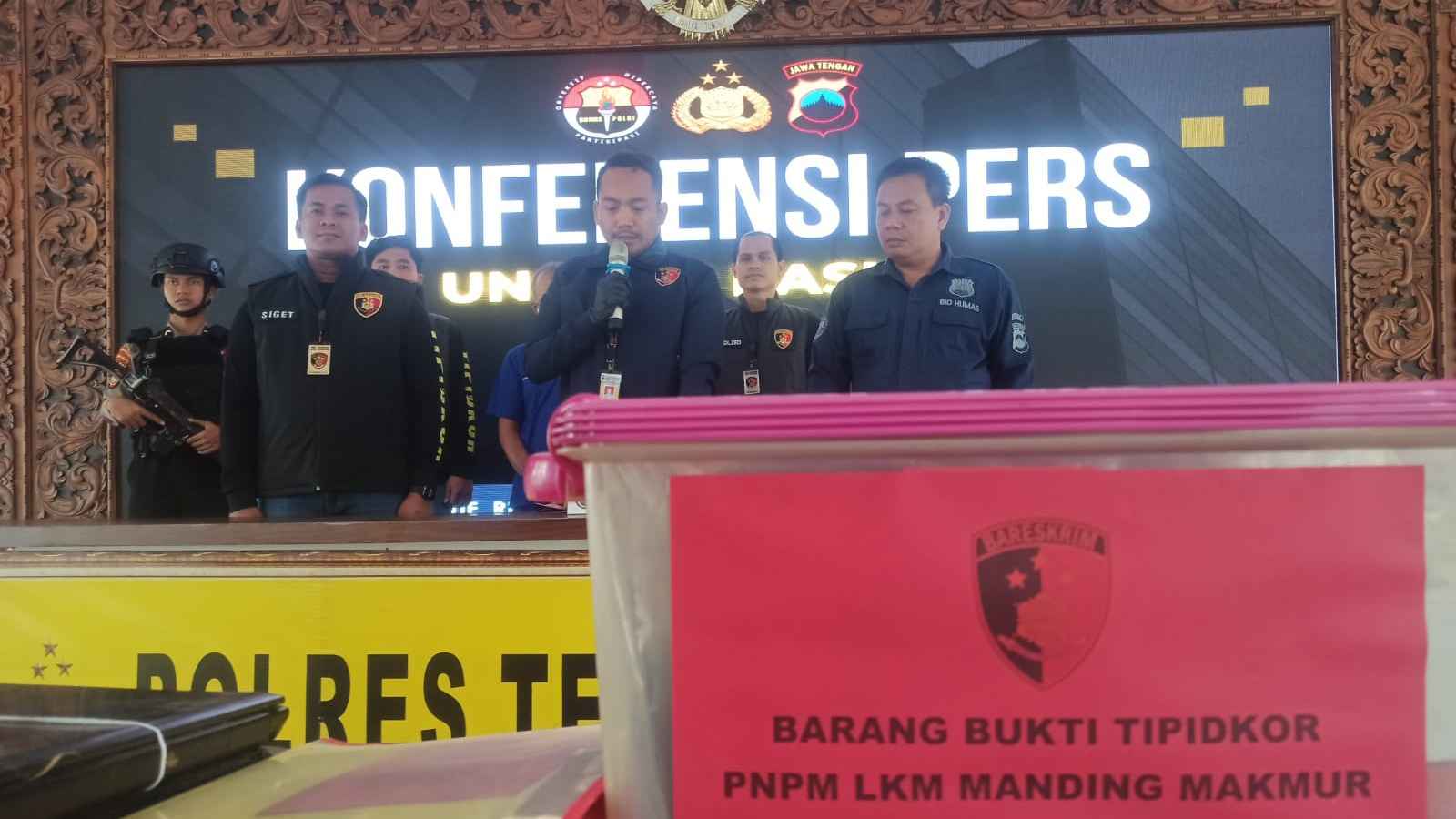 Polres Temanggung Bongkar Kasus Korupsi Dana Program Kotaku Senilai Rp260,8 Juta