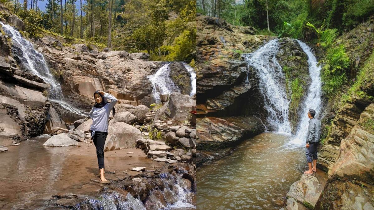 Serunya Akhir Tahun Bersama Keluarga di Curug Tarung Candiroto Temanggung yang Punya 3 Air Terjun Sekaligus !