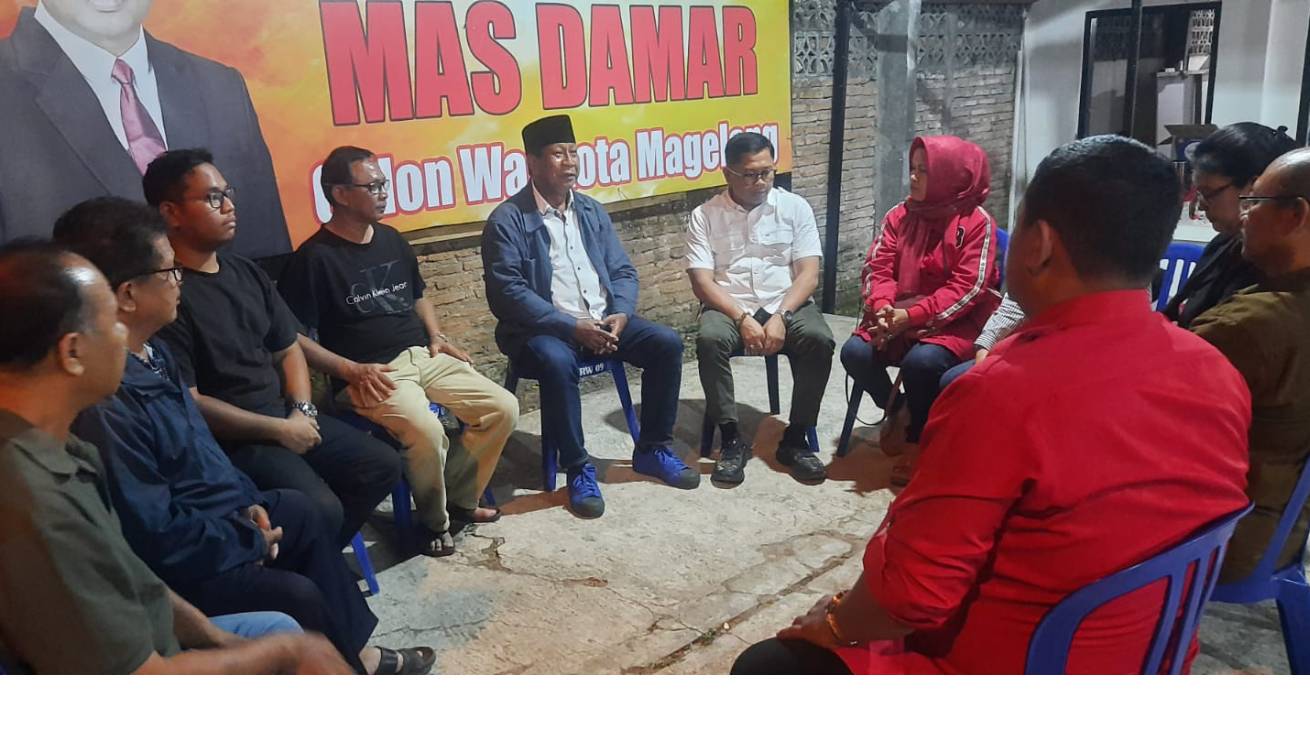 Posko Pemenangan Damai Dibanjiri Warga Ucapkan Selamat Terpilih Jadi Walikota Magelang