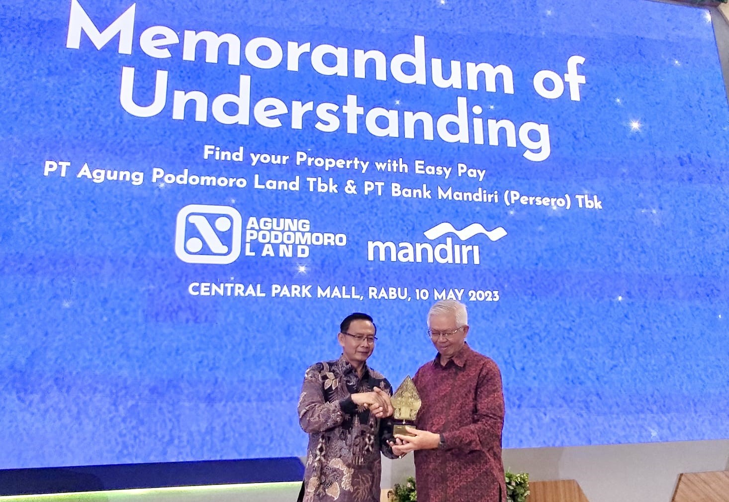 Dorong Bisnis KPR, Bank Mandiri Kolaborasi dengan Agung Podomoro Land Gelar Find Your Property with Easy Pay