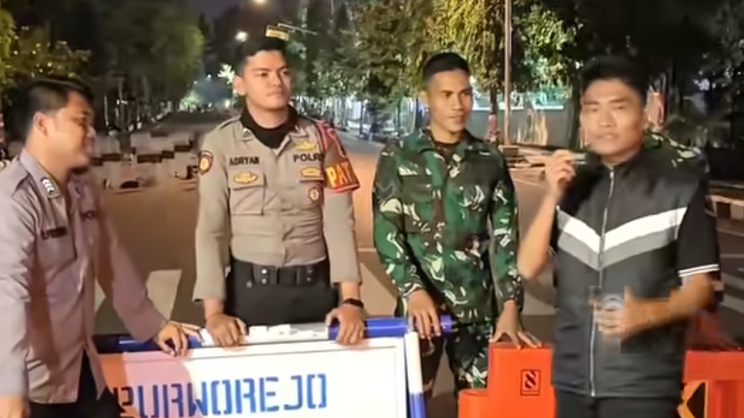 Isu Demo di Purworejo, Kepolisian Bersama TNI Terus Lakukan Pengawasan