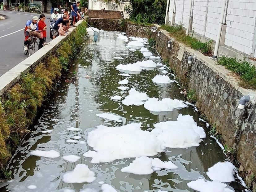 Peternak Ikan di Kota Magelang Ini Terancam Gagal Panen, Gara-gara Sungai Tercemar Limbah Pabrik