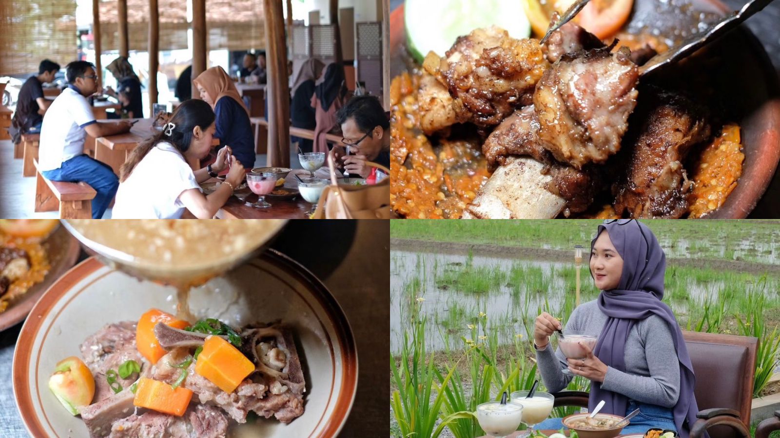 Sop Buntut Haji Wongso, Kuliner Magelang Dengan Kelezatan Daging Sapi Jumbo dan Suasana Sawah yang Menenangkan