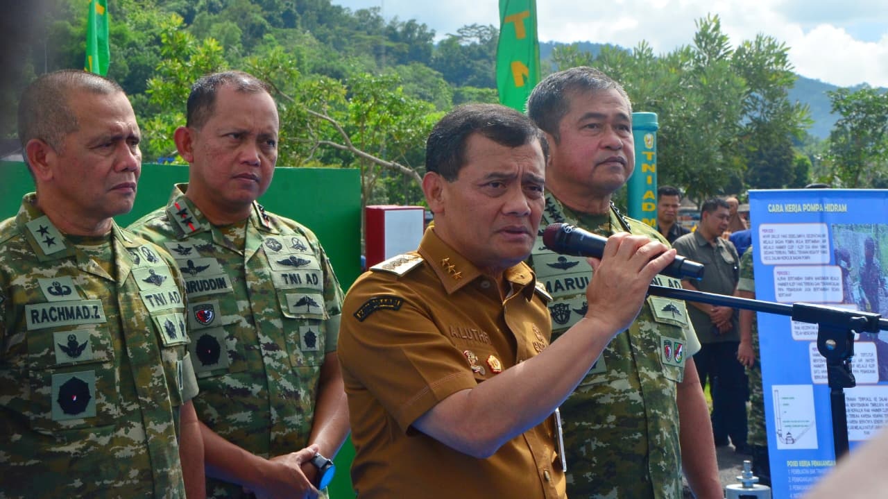Gubernur Ahmad Luthfi Apresiasi TNI Atas Peranannya dalam Ketahanan Pangan Jawa Tengah