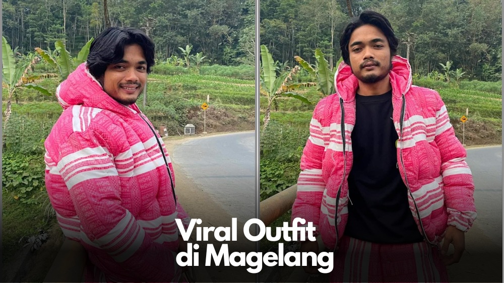 VIRAL! Kreasi Nyeleneh Khoirul Anam Warga Magelang Bikin Outfit Rebahan dari Kasur Kapuk