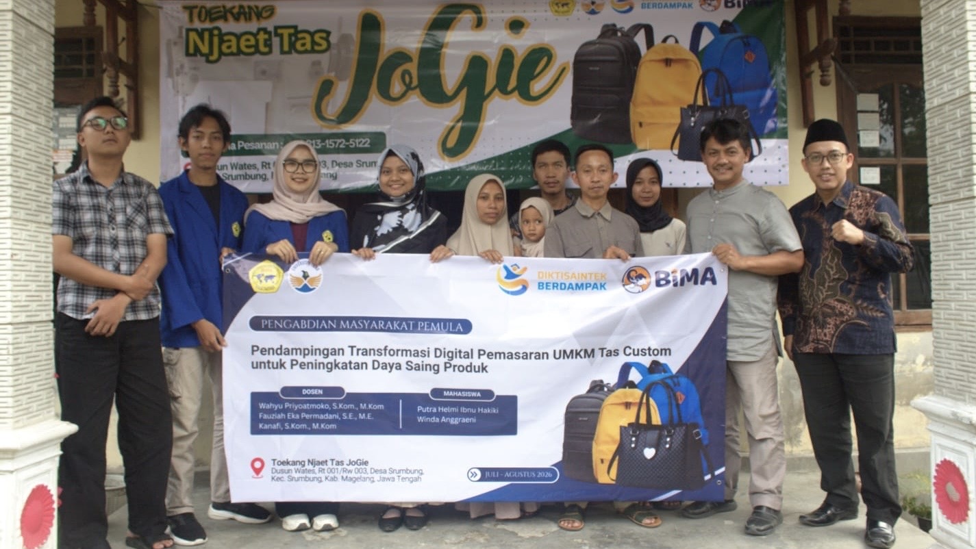 Dari WhatsApp ke Pasar Digital, Dosen STMIK Bina Patria Bantu Tas JoGie Go Digital