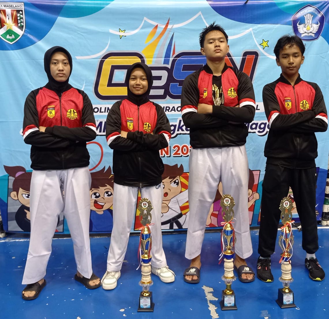 Siswa SMP Mutual Kota Magelang Borong 6 Piala O2SN Cabang Karate