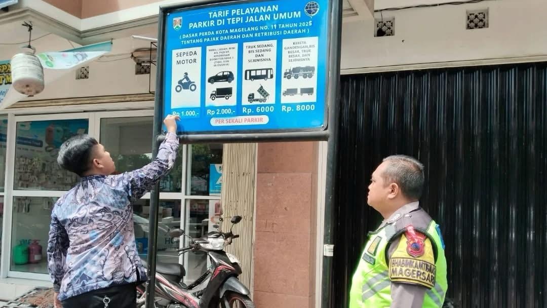 Di Kota Magelang Tarif Parkir Turun 50 Persen, Tapi Implementasi Masih Timbulkan Resistensi