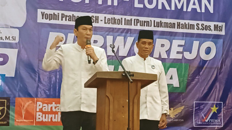 Deklarasi Pilkada Purworejo 2024, Yophi-Lukman Angkat Tagline Juara