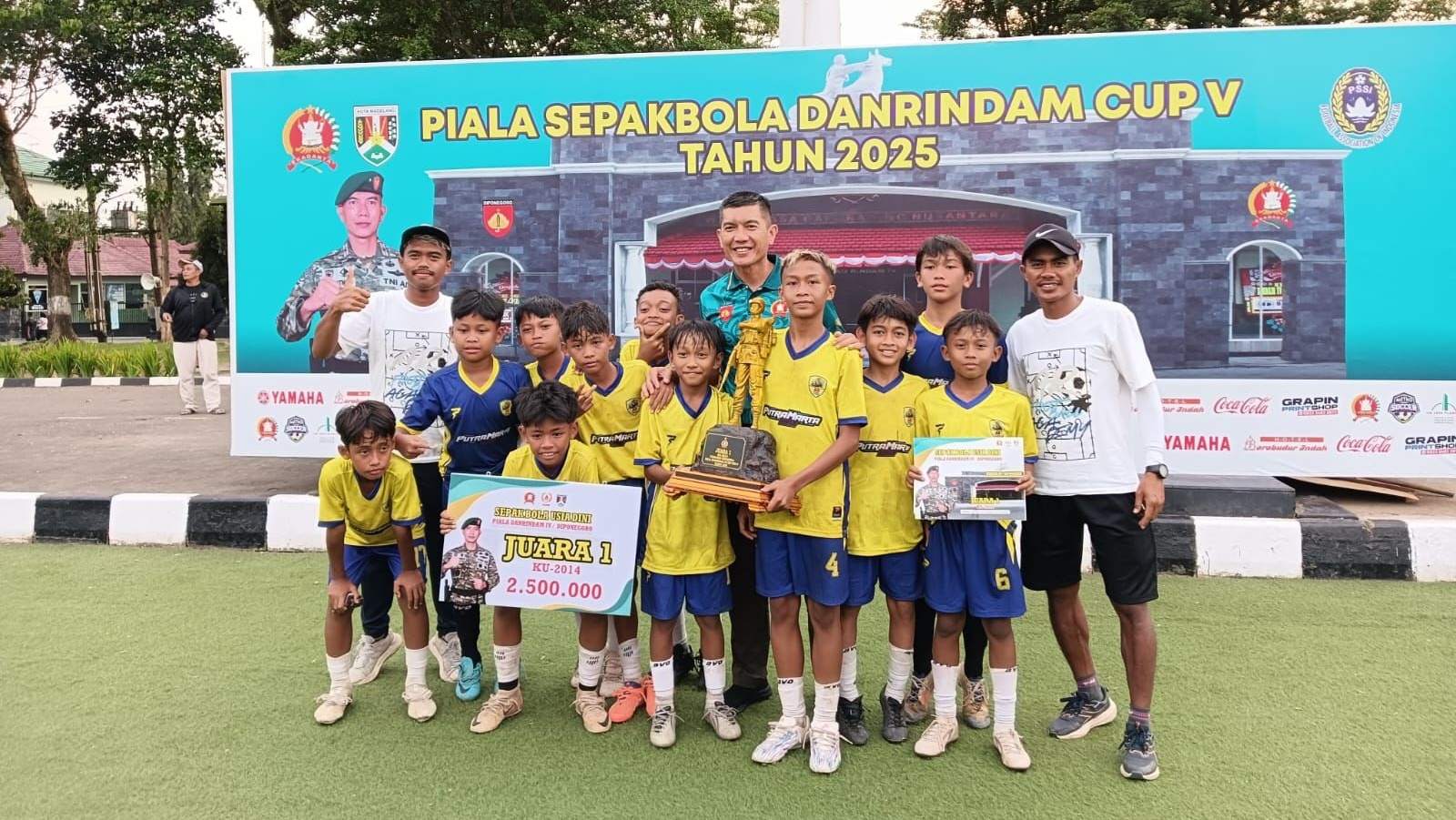 87 Tim Sepakbola Usia Muda Berebut Juara Danrindam Cup V 2025