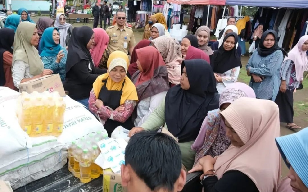 Gerakan Pangan Murah Digelar di Tretep Temanggung, Warga Serbu Sembako Murah Jelang Lebaran