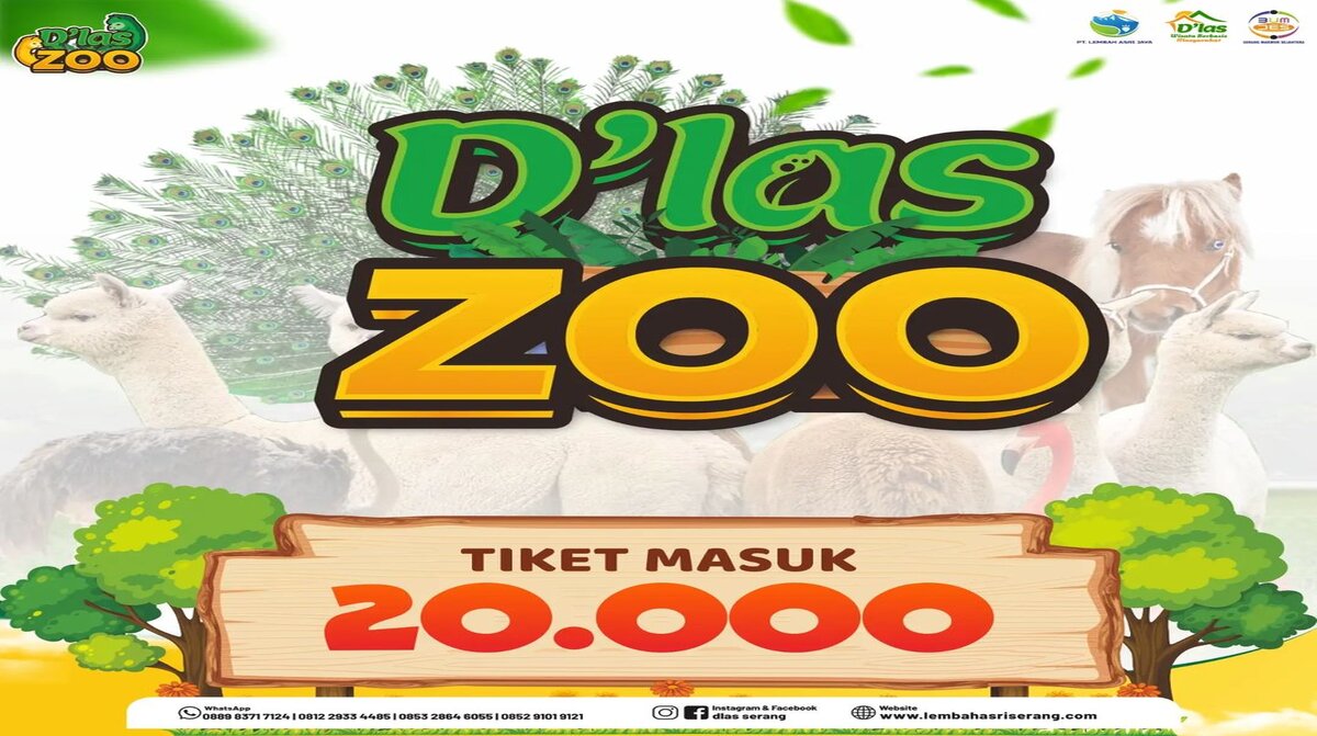 Harga Tiket Masuk dan Koleksi Satwa D’las Zoo, Destinasi Wisata Edukasi Baru di Purbalingga
