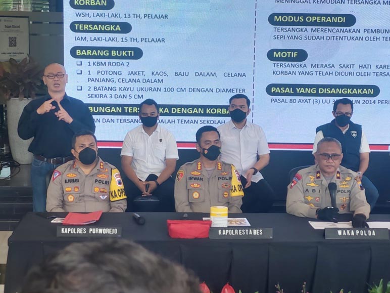 Polres Purworejo Tangkap Terduga Pelaku Pembunuhan, Motif Bikin Nyesek