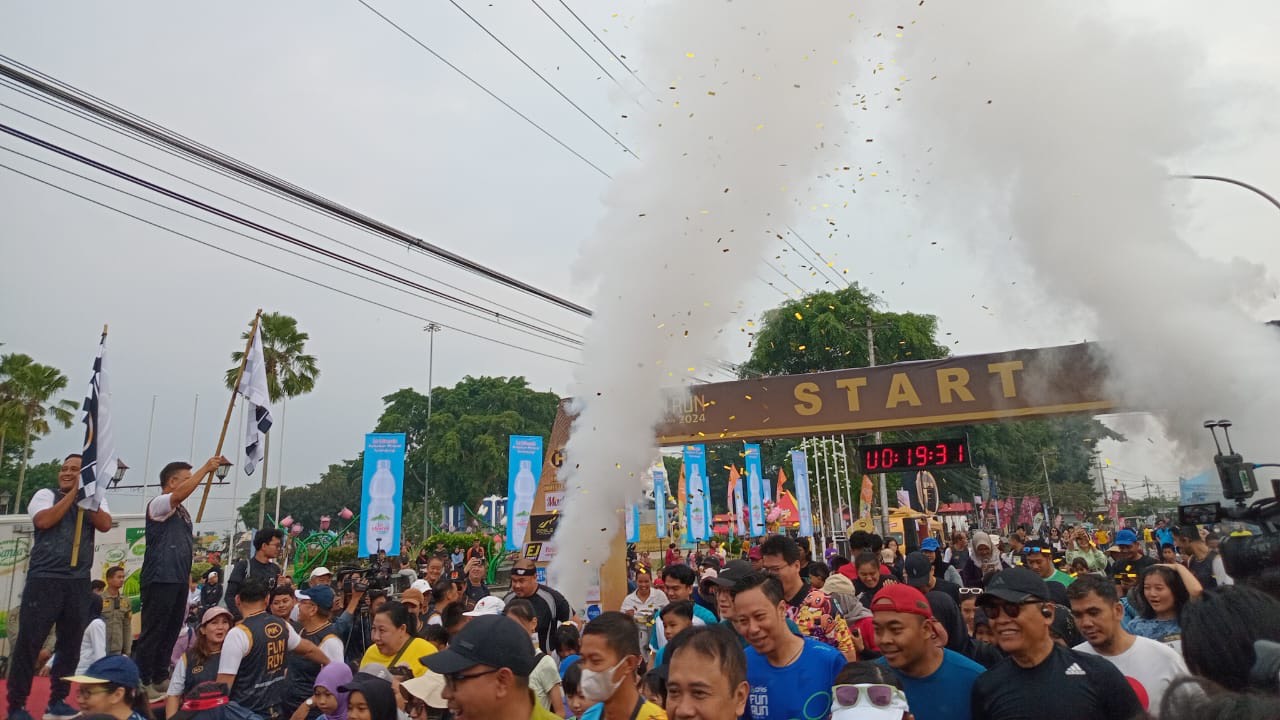 Semarak HK Fun Run 2024, Ribuan Peserta Tumpah Ruah di Jalanan Kota Magelang