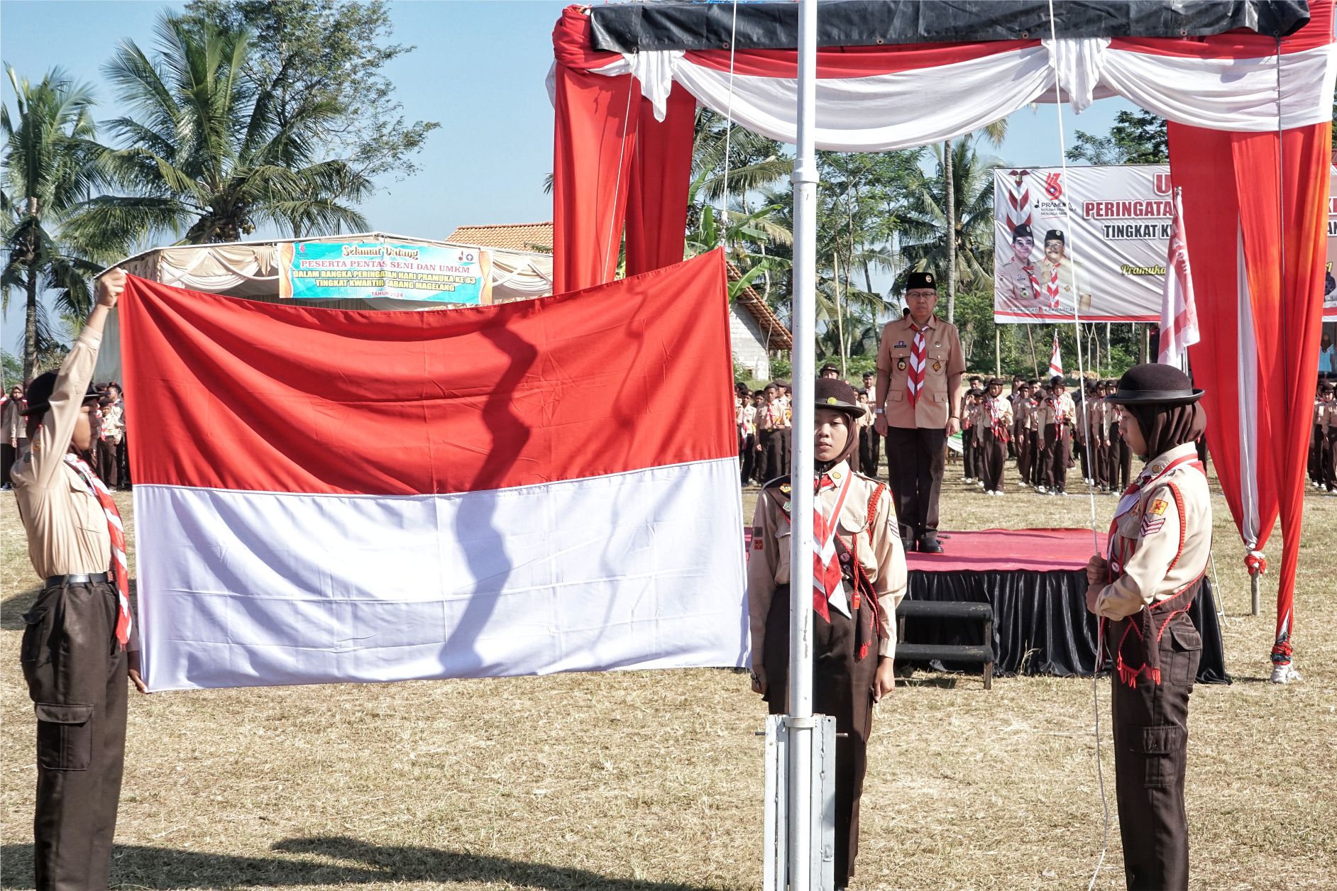 Semarak Peringatan Hari Pramuka ke-63 Kwarcab Magelang 