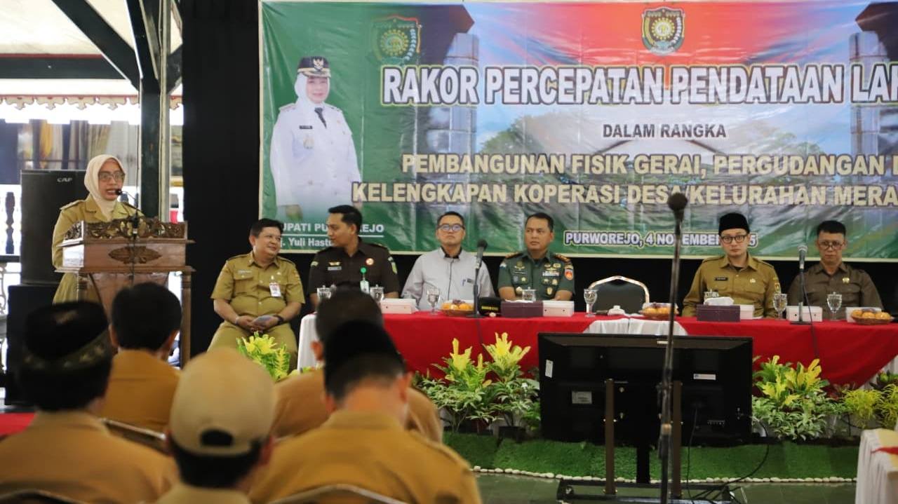 Pendataan Lahan untuk Koperasi Merah Putih di Purworejo Dituntut Cepat