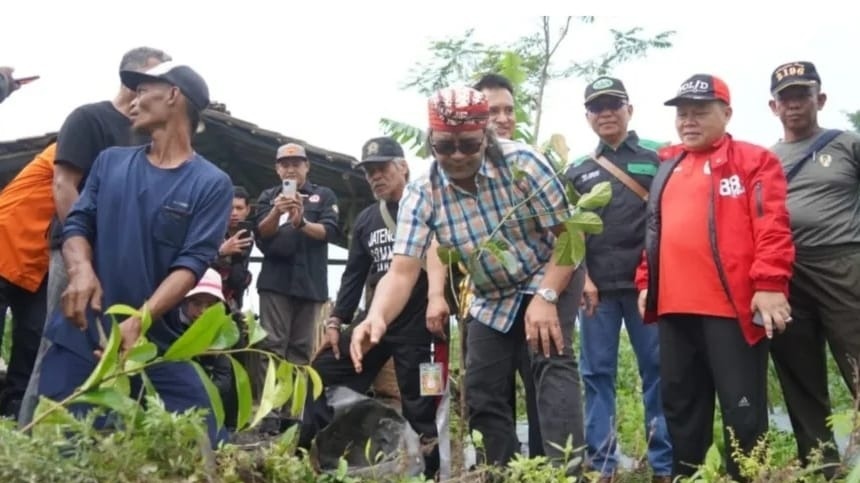 Ratusan Relawan Tanam Pohon di Lereng Gunung Sindoro, Upaya Cegah Bencana dan Peduli Korban Bencana Sumatera
