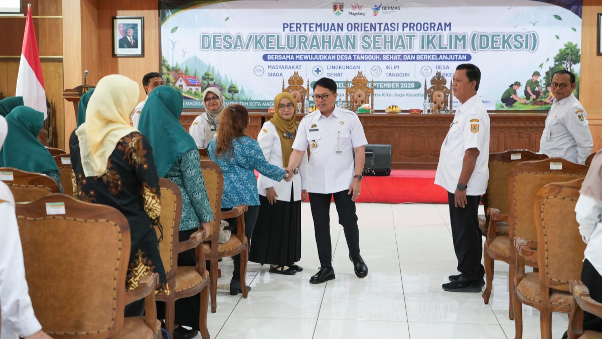Kota Magelang Siapkan Perluasan DEKSI, Kelurahan Jadi Garda Depan Hadapi Risiko Kesehatan Iklim