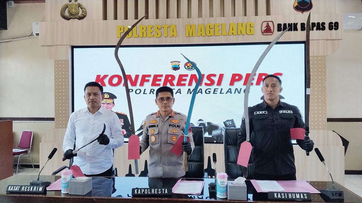 Tawuran Antar-Geng di Magelang Berawal dari Tantangan Instagram, 7 Tersangka Ditangkap