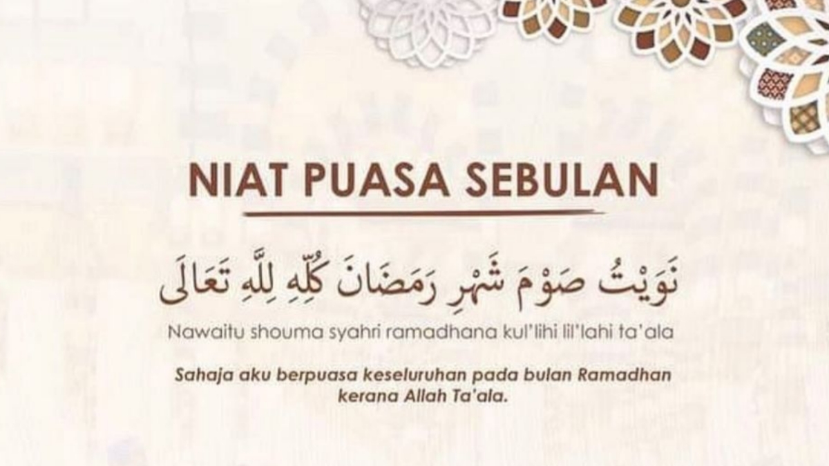 Niat Puasa dan Niat Buka Puasa Ramadan dengan Tulisan Arab Latin hingga Artinya!