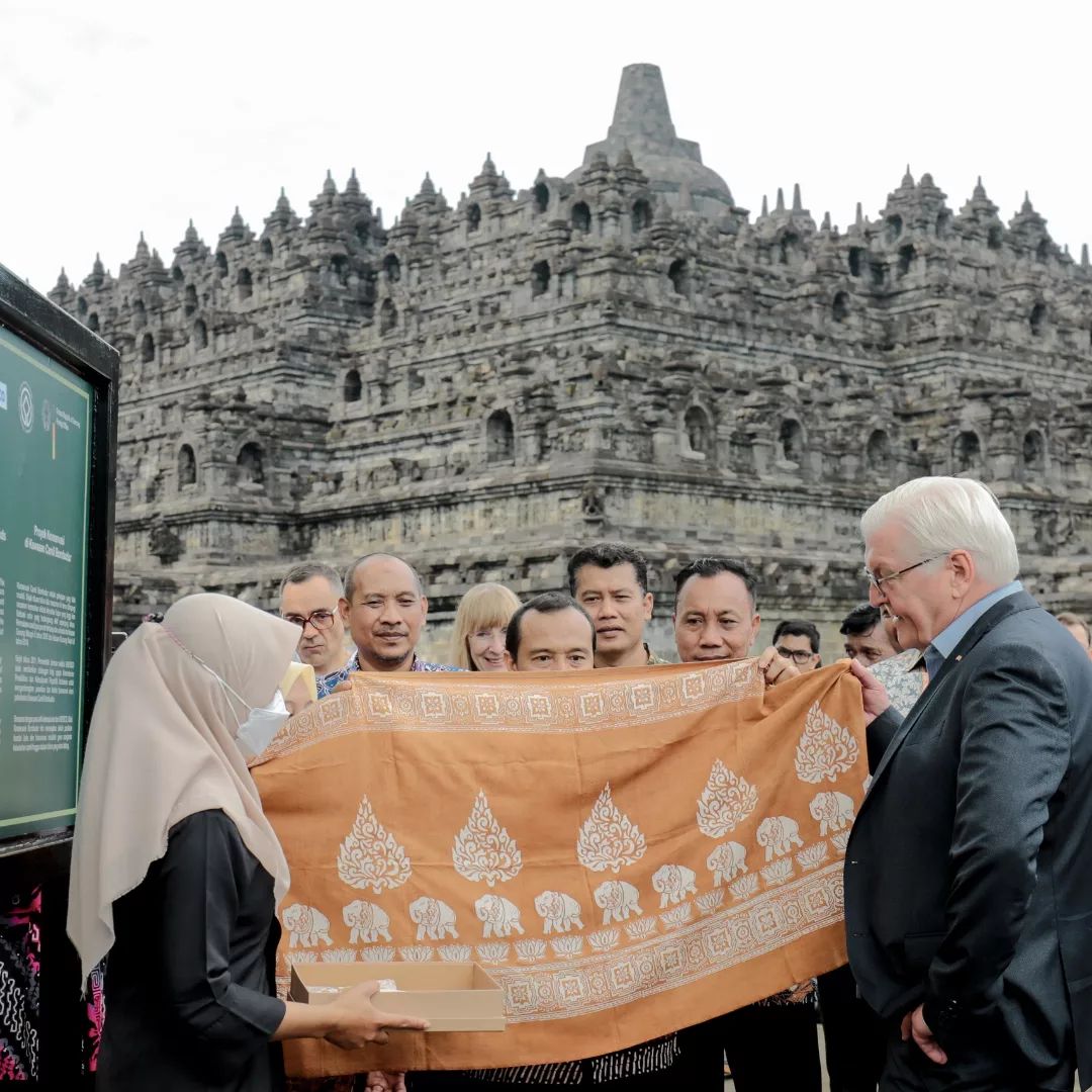 Presiden Jerman Baru Kali Ini Kunjungi Candi Borobudur, Ada Misi Apa?