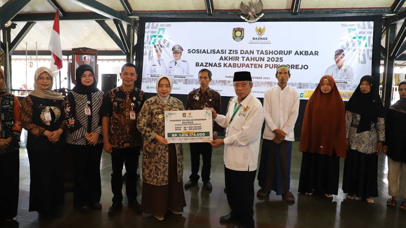 Baznas Purworejo Salurkan Rp1,8 Miliar Zakat untuk 2.386 Penerima, Ini Rinciannya