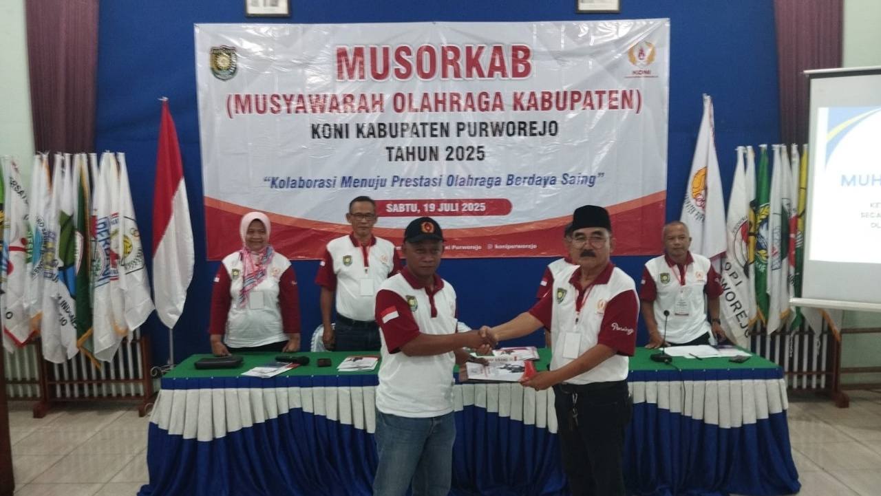 Muhammad Abdullah Dipercaya Jadi Ketua KONI Purworejo 2025–2029