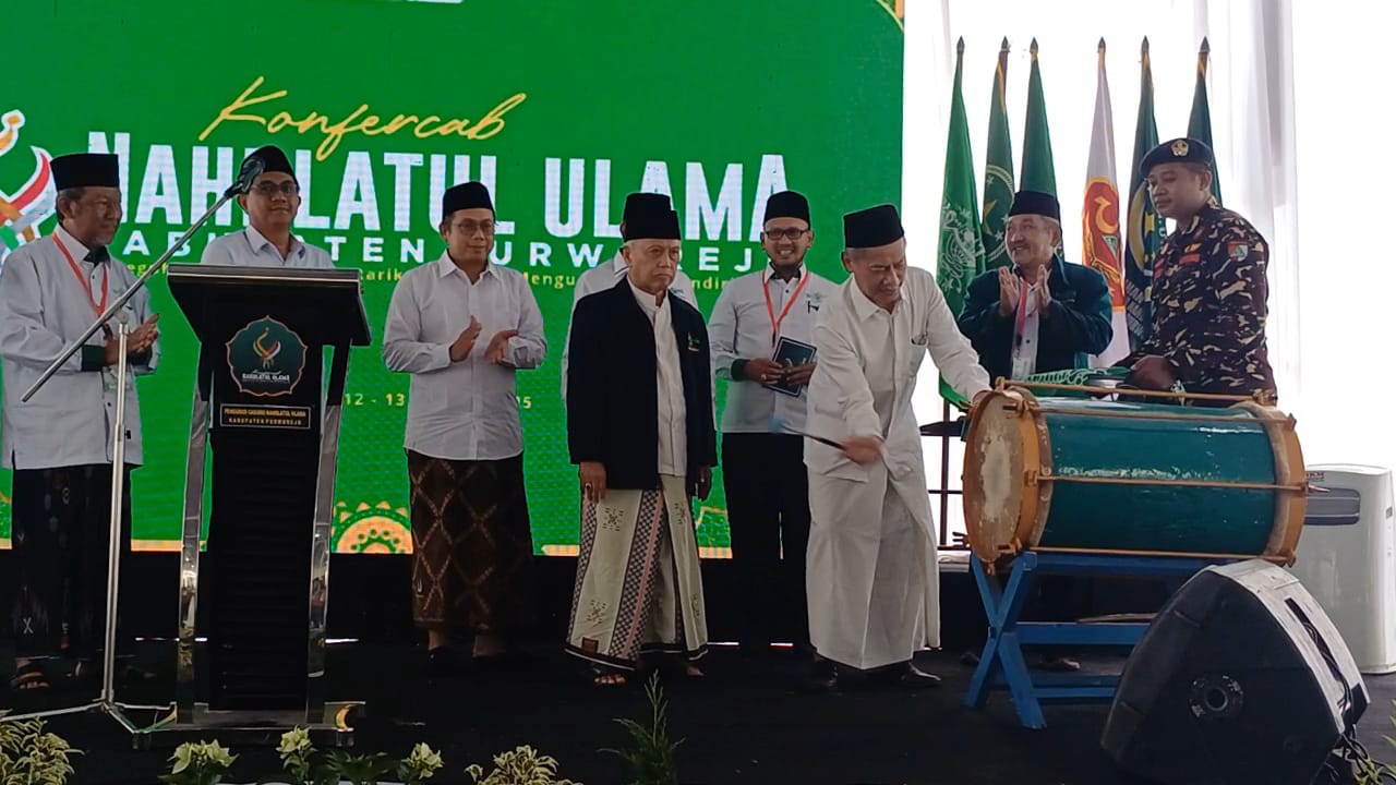 KH R Dawud Masykuri Terpilih Jadi Rois Syuriah, H Muhammad Haekal Ketua Tanfidziyah PCNU Purworejo 2025-2030