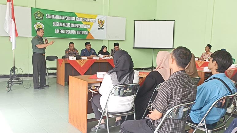 Danramil Mertoyudan Hadiri Forum Pembinaan Mualaf Baznas