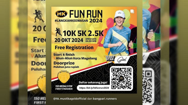 Semakin Seru, Gisel Bakal Ramaikan HK Fun Run 2024  