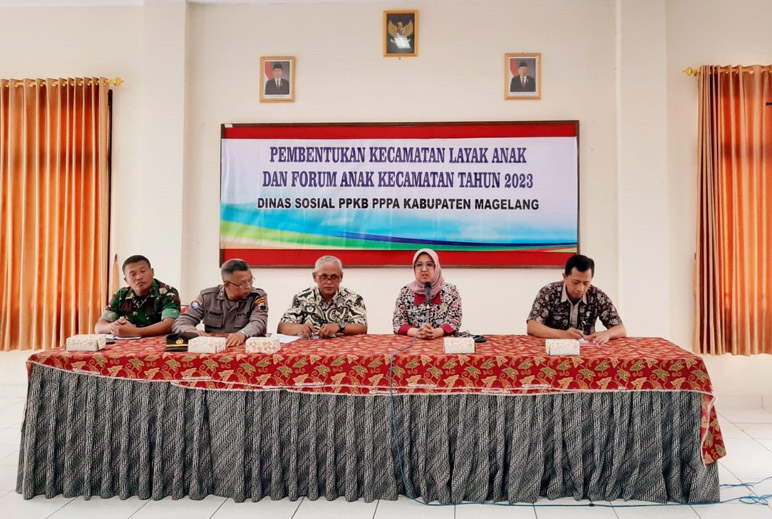 Dinsos Kabupaten Magelang Bentuk Kecamatan Ramah Perempuan dan Layak Anak