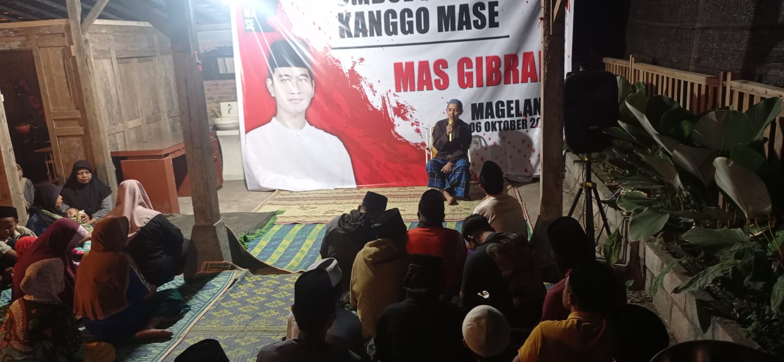 Milenial di Borobudur Magelang Gelar Doa Bersama untuk Gibran Maju jadi Cawapres