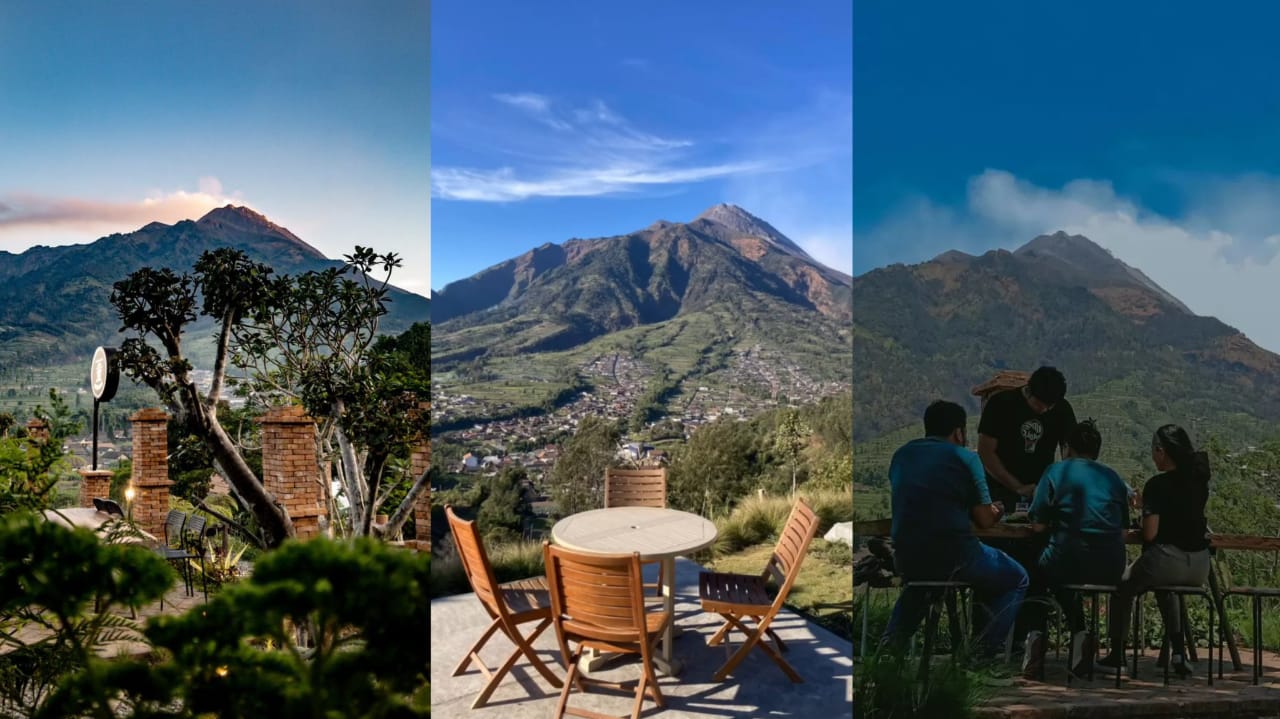 3 Restoran di Selo Boyolali dengan Pemandangan Gunung Merapi Super Cakep yang Sayang Untuk Dilewatkan