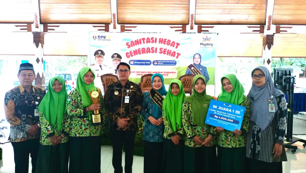 MTsN 2 Kota Magelang Juara Lomba Sanitasi Sekolah