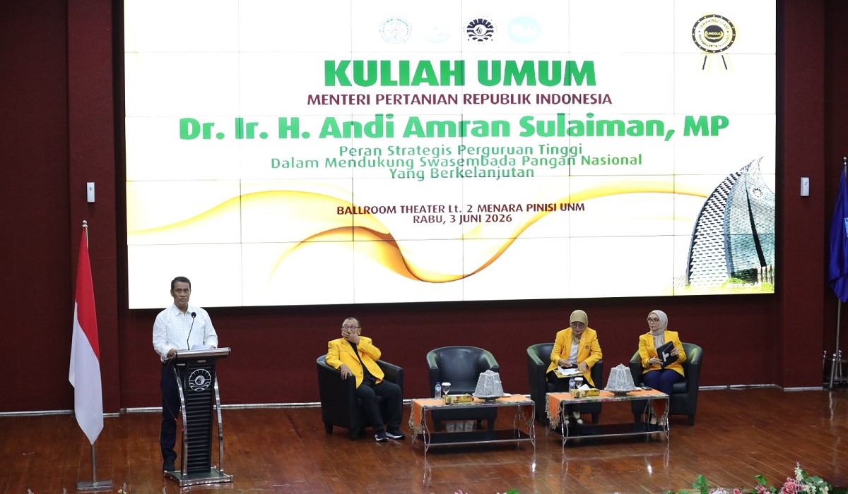 Dialog di UNM, Mentan Amran Respons Cepat Suara Mahasiswa dan Dosen