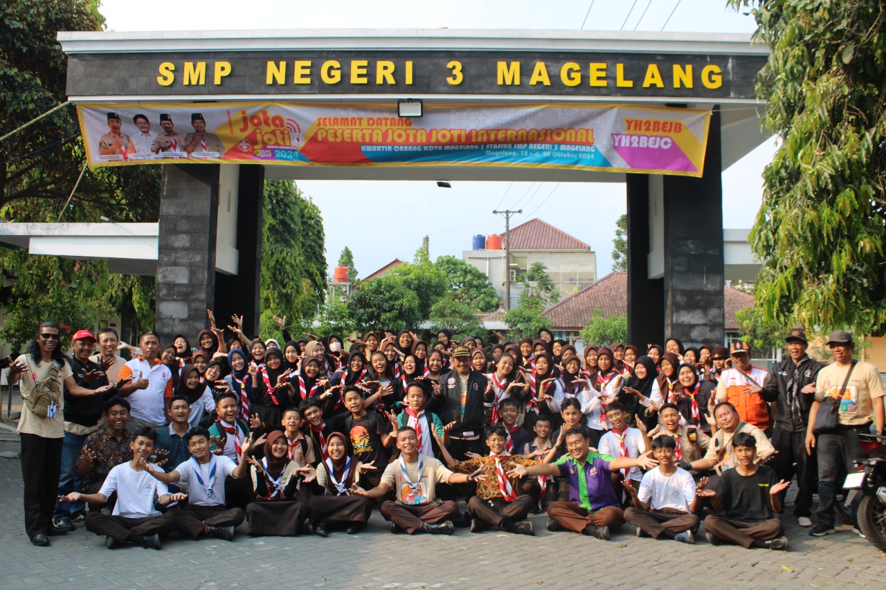 SMP Negeri 3 Magelang Sukses Gelar JOTA JOTI Internasional SMP se-Kota Magelang