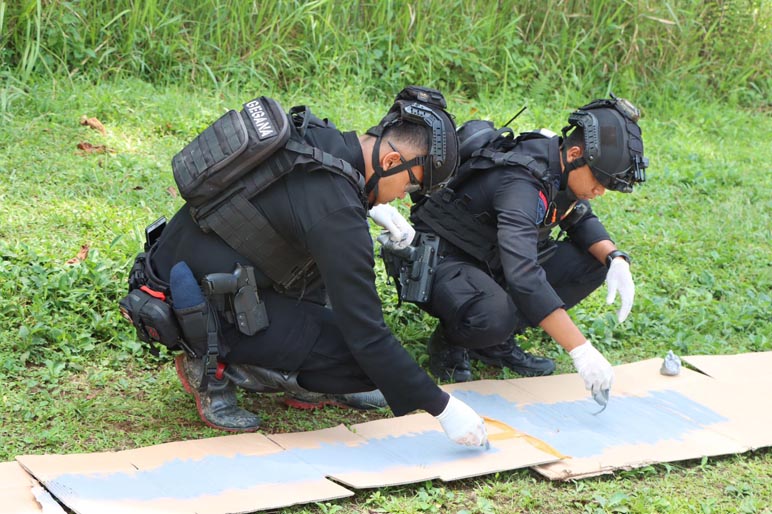 Datangkan Tim Gegana Polda, Polres Wonosobo Musnahkan 55,52 Kg Bahan Peledak