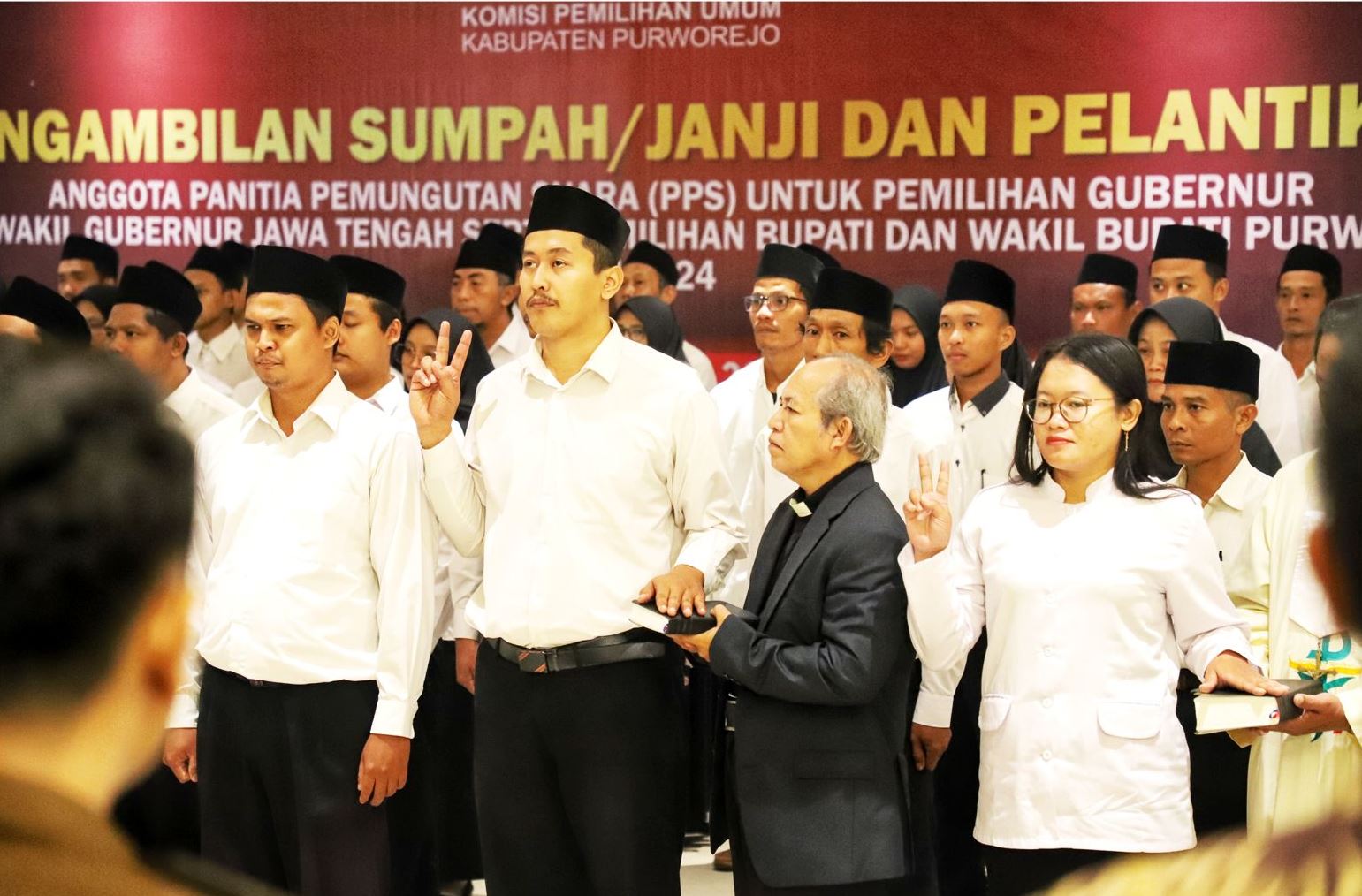 Dilantik, 1.482 Anggota PPS Purworejo Diminta Kerja Cepat Petakan TPS