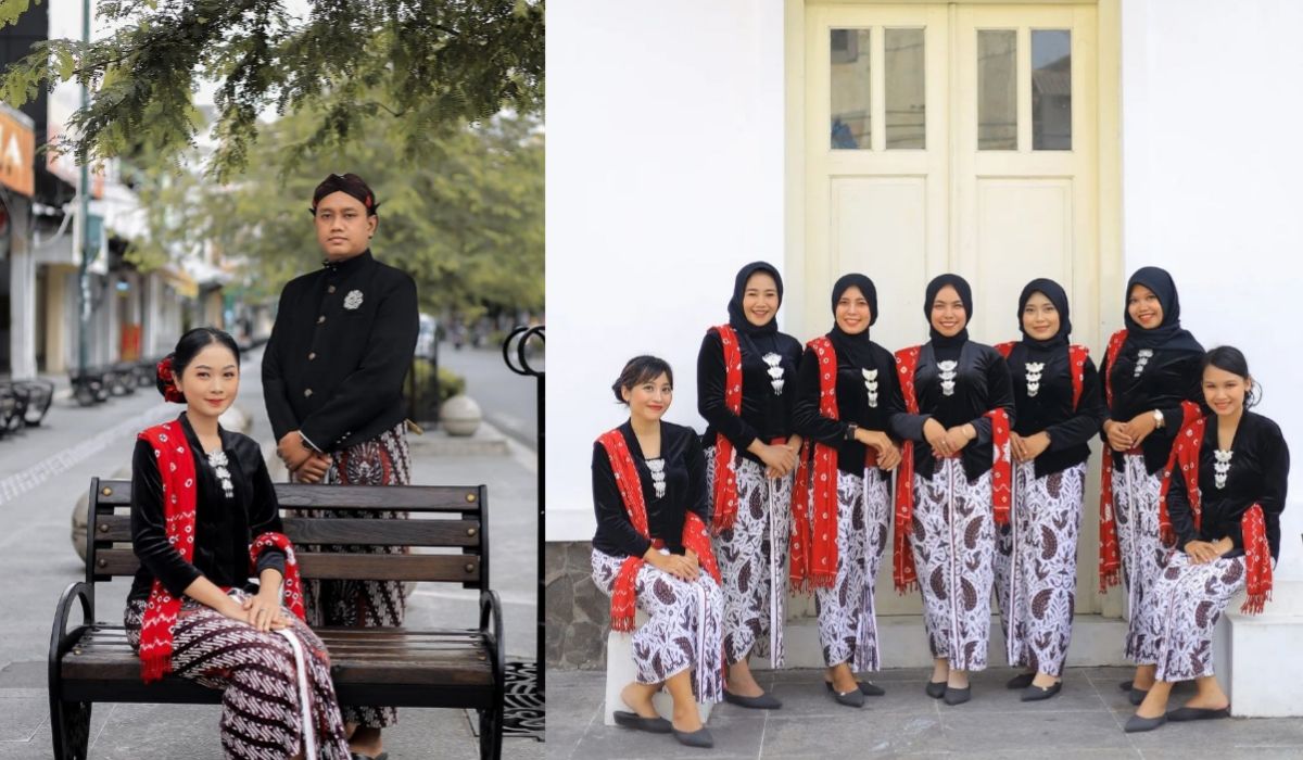 Cantiknya Kenakan Busana Adat Jawa Sekaligus Berfoto di Malioboro Yogyakarta 