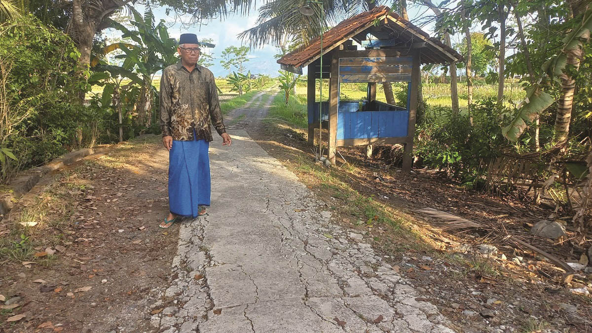 Jalan Hasil Iuran di Purworejo Rusak Akibat Proyek Irigasi Dikeluhkan Warga 